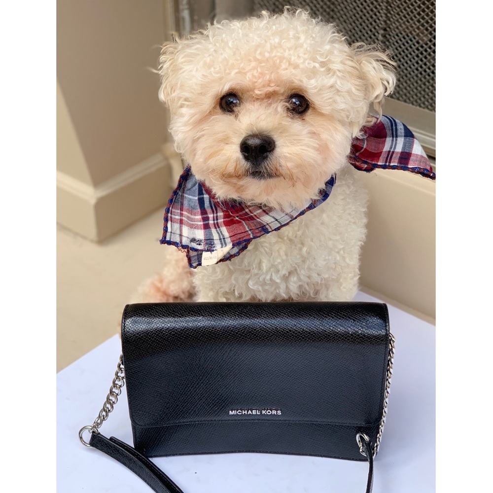 New Michael Kors Leather Crossbody Purse